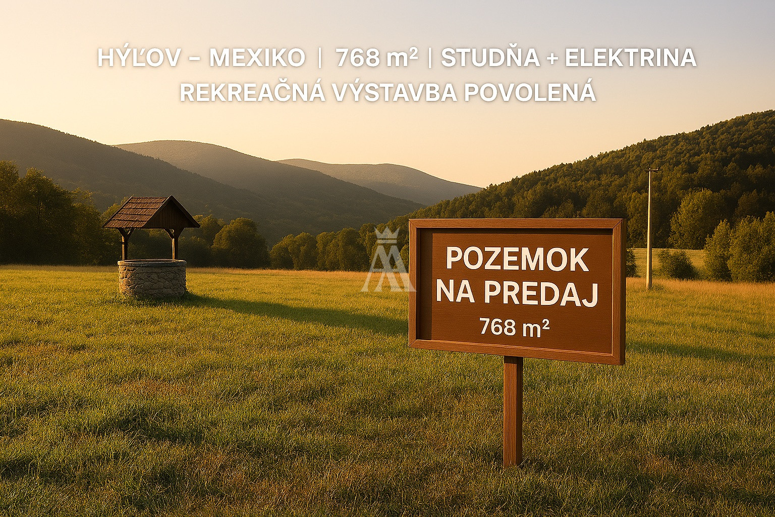 POZEMOK 768 M2, HÝĽOV ČASŤ MEXIKO, KOŠICE OKOLIE